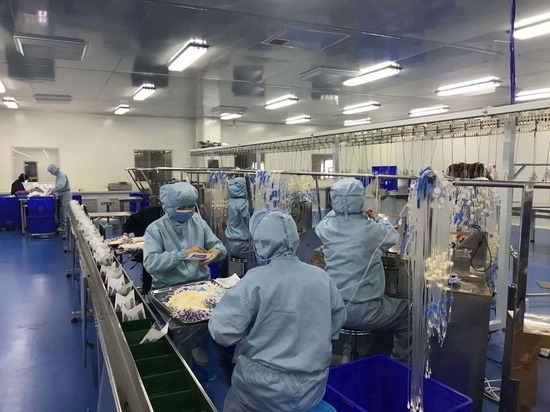 Infusion set cleanroom production